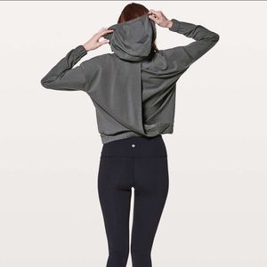 Lululemon twisted and tucked pullover hoodie